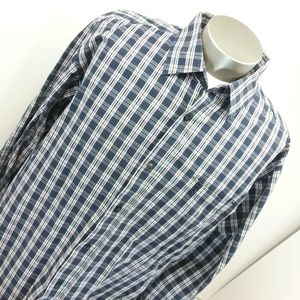 Southpole Shirt  Plaid Blue Button Authentic